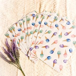 15-pack 10”x13” Ice Cream Polymailers